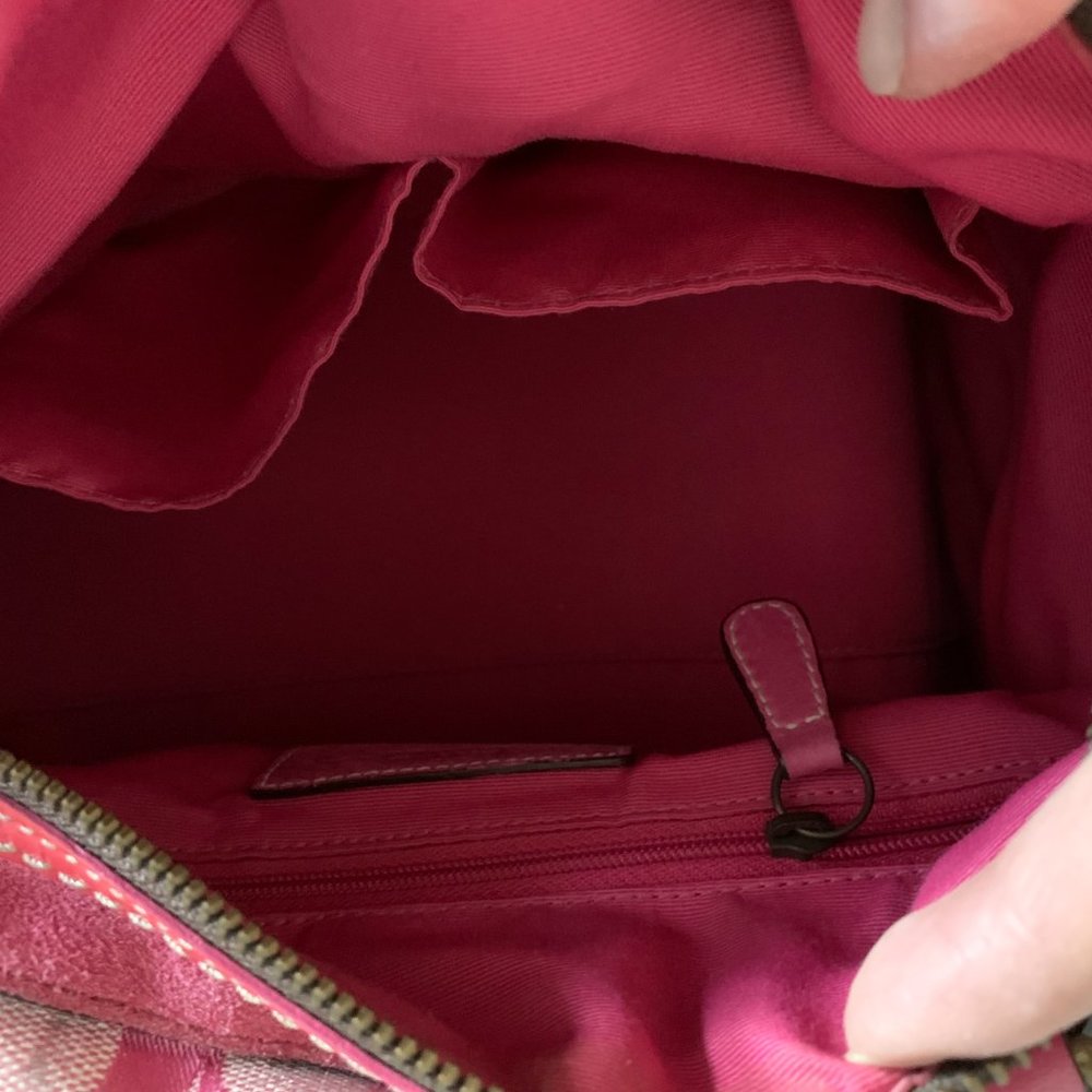 Vintage Pink Coach Purse and Wallet Set - Picture 9 of 13